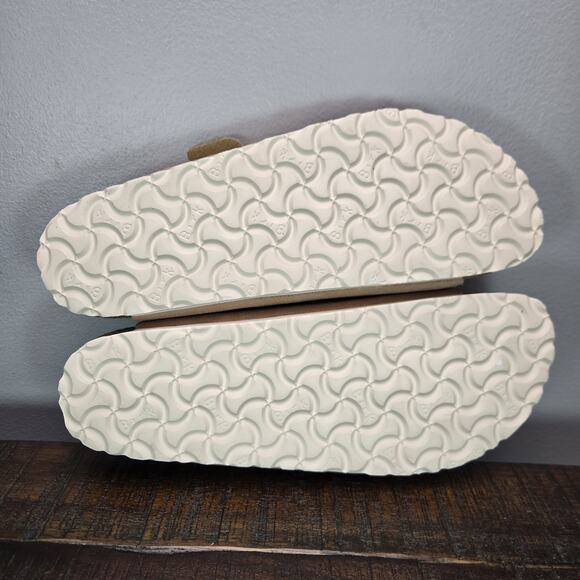 NEW Birkenstock Arizona Big Buckle Womens Size 9 Narrow Sandal Pink Metallic 40 - Picture 9 of 10